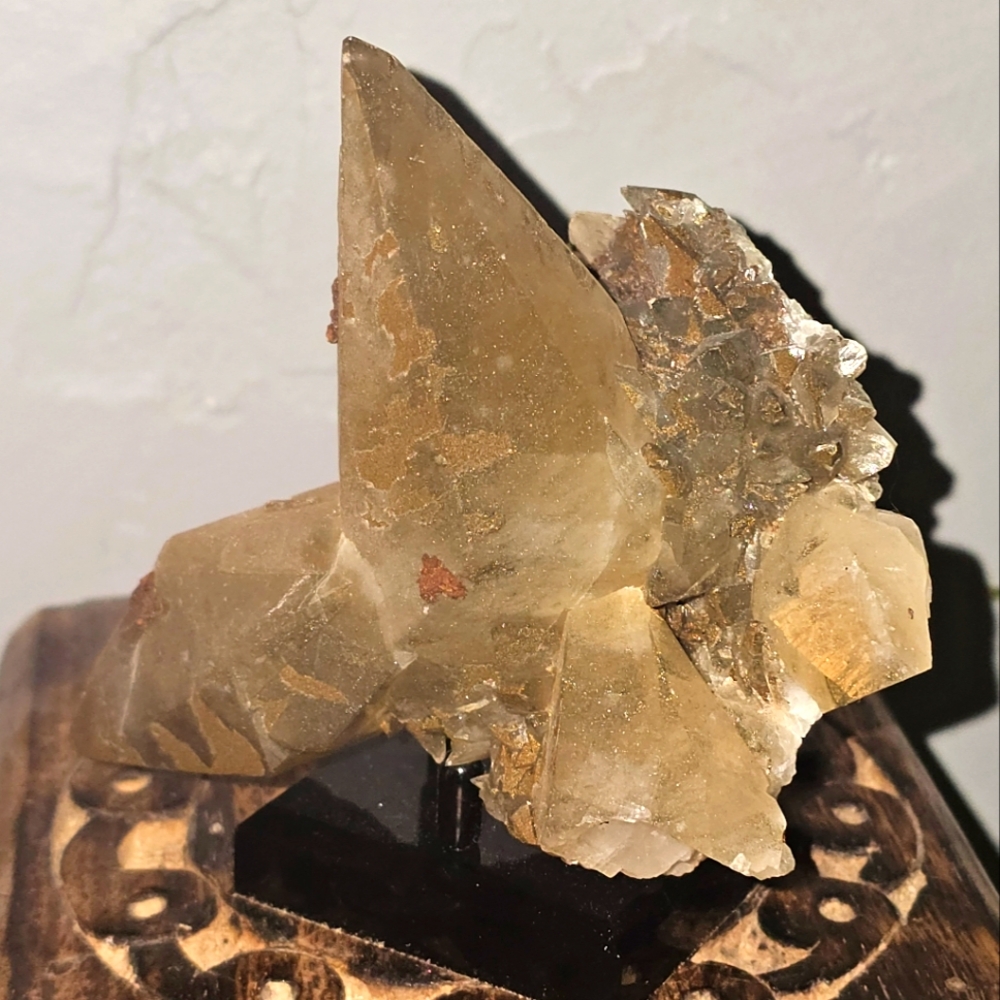 Dog Tooth Calcite With Chalcopyrite